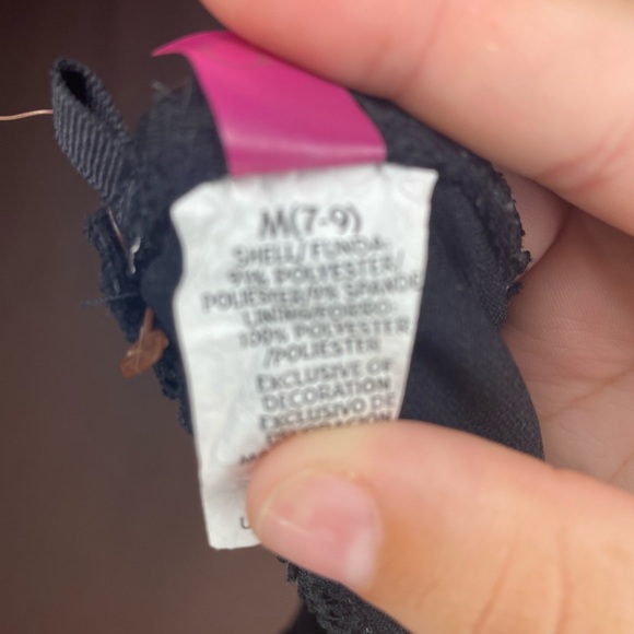 Black mesh/hole dotted Bikini top - Picture 4 of 4